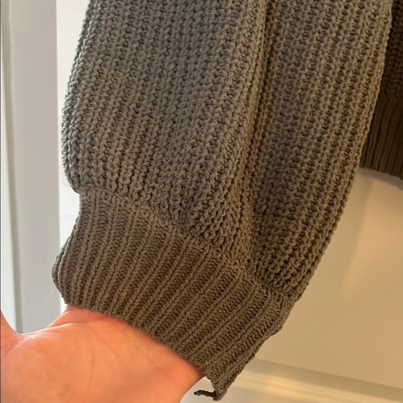 Arula Olive Green Knit Sweater - Picture 4 of 5